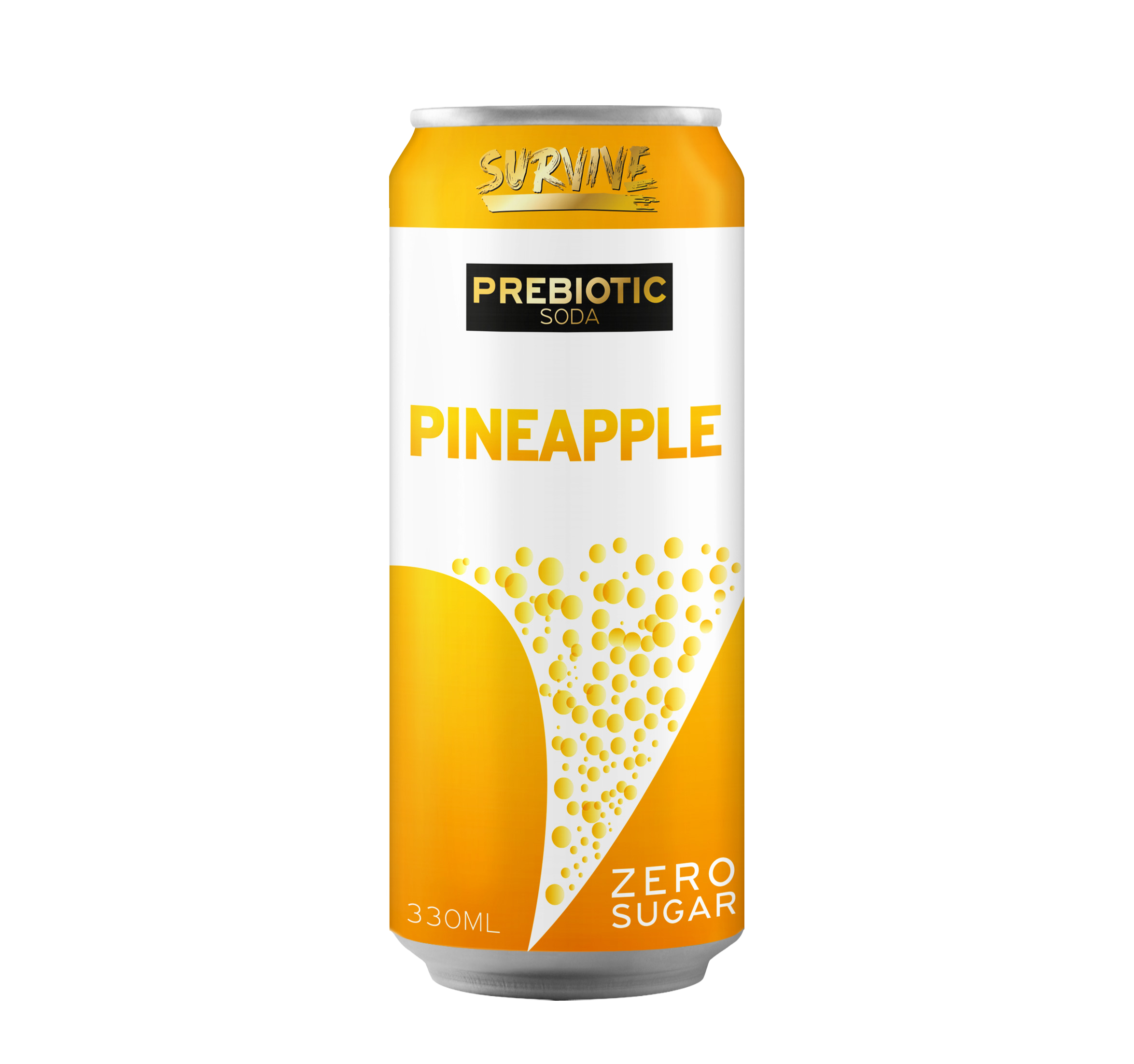 Survive prebiotic Soda Pineapple